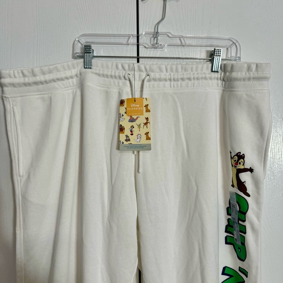 NWT. Primark Disney Chip & Dale sweatpants with elastic waist and pockets. 2X. - Picture 2 of 12